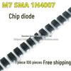 1N4007 M7 SMD Diodes 4x2.5mm 1A/1000V SMA (100 Pcs)