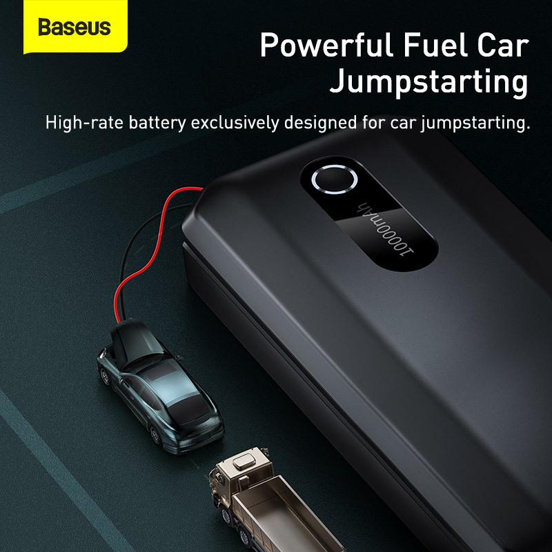 Baseus Car Jump Starter Starting Device 1000A Jumpstarter Auto Buster Emergency Booster 12V Car Jump Start Power Bank 10000mAh