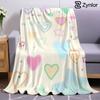 Pastel Star Ultra Soft Sherpa Fleece Blanket Fluffy Warm Halloween Cozy Throw for Sofa Couch Bedroom Gift All Season