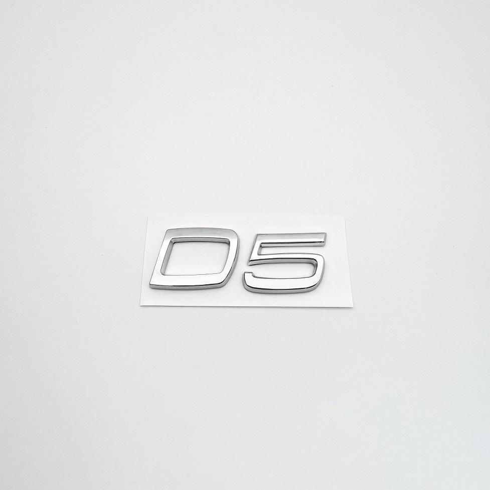 1PC ABS D2 D3 D4 D5 D6 D7 Car Letters Logo Trunk Emblem Badge Sticker For Car S40 S60 V40 V50 XC40 XC60 V70 V60 S90 C30 XC90