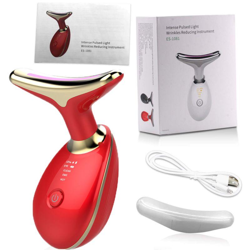 EMS Microcurrent Neck Face Massager Electric Neck Beauty Device Electric Wrinkle Remover Lifting Face Anti Wrinkle Remove Skin Cosmetology Equipment