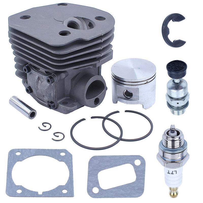 45mm Cylinder Piston Big Bore Kit For Husqvarna 340 340e 345 346XP 353 351 350 Chainsaw Parts with Decompression Valve 537253002