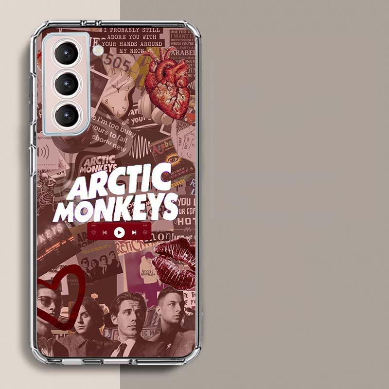 Custodia per Telefono Arctic Monkeys Per Samsung Galaxy S25 Edge S24 S23 FE S21 S20 S10 Plus S22 S26 Ultra Cover Custodie Trasparenti TPU Capa Shell