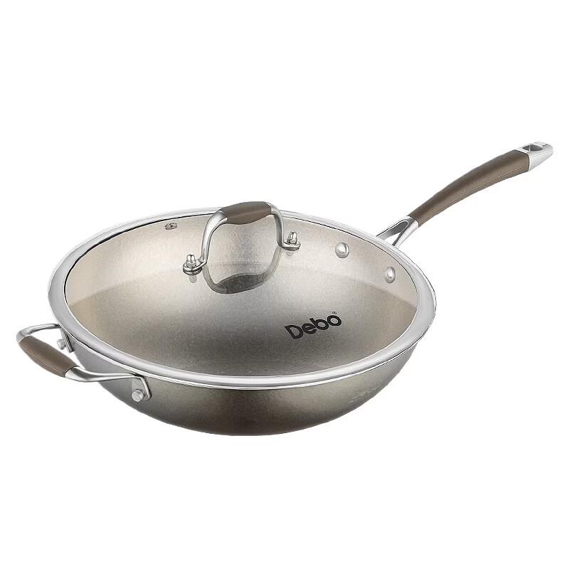 Debo Delora 30cm Pure Titanium Wok
