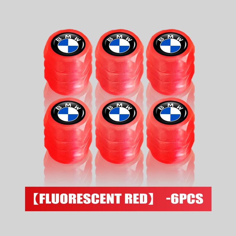 Car Wheel Tire Valve Caps Fluorescent Dust Auto Decor Accessories For BMW M Performance E36 E46 E60 E90 E91 E92 E93 F30 F20