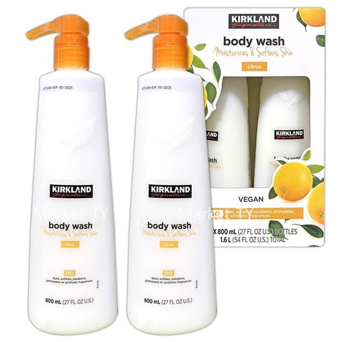 KIRKLAND Signature Гель для душа 800 мл x 2 Цитрус (26801123)