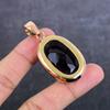Amethyst Gemstone Handmade Copper Jewelry Pendant 2.17" k0l21