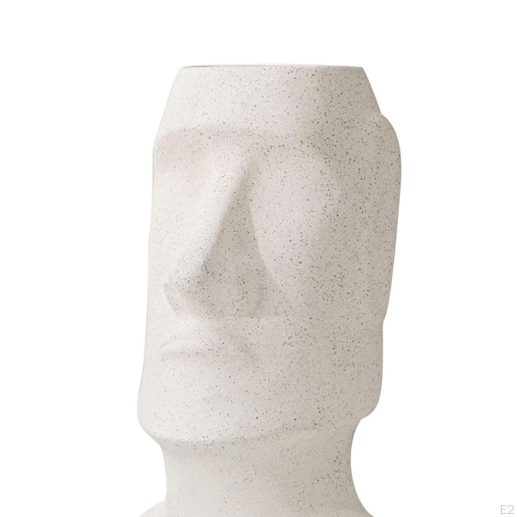Flowerpot Collectible Sculpture Tabletop Centerpieces Bud Vase Abstract Statue for Indoor Ornaments