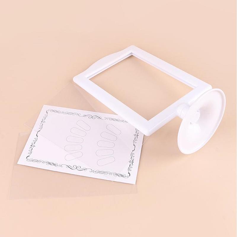 Nail Art Double-Sided Display Stand Nail Art Artwork Display Frame Nail Display Board False Nail Display Rack Gel Polish Holder