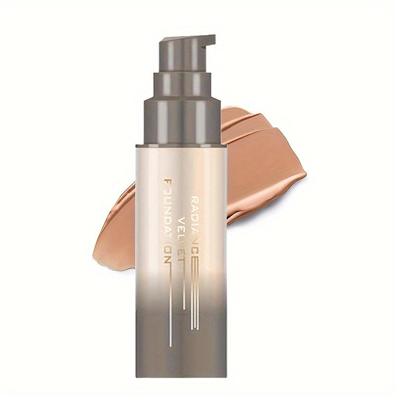 Liquid Foundation, 24-hour Full Coverage Matte Finish Seamless Coverage Long-lasting, Streak-free Concealer For Combination And Oily Skin