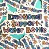 Emotional Support Water Bottle Sticker, Tumbler Sticker, Cute Sticker, Hydro Sticker, Mental Health Sticker, Funny Sticker