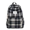 Schoolbag backpack 1011 new retro plaid autumn and winter backpack Japanese girl college student literary and versatile schoolbag