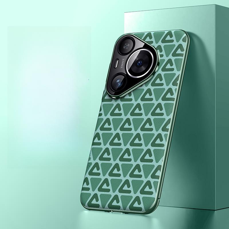 

This Is A High-end Protective Case for The Huawei Pura70Ultra with A Plain Leather Phone Case and Electroplated All-inclusive P70Pro+ Huawei Pura70pro +