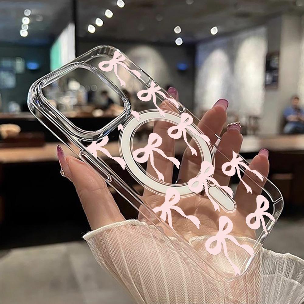 Magnetische Handyhülle für iPhone 12 14 16 17 Pro 17 16 15 14 13 12 Pro Max 12 13 14 15 16 Hochwertige Stoßfeste Hülle Vollständiger Schutz Niedlicher Stil