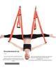 Aerial Yoga Hammock with 6 Handles - Non-Elastic Nylon for Studio Inversion Fitness