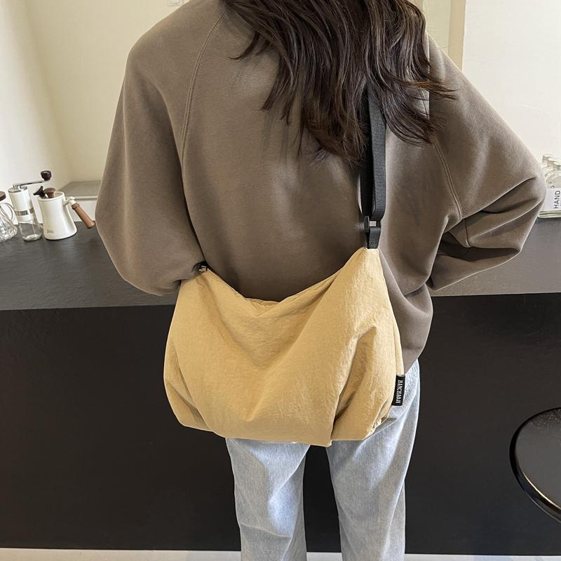 Τσάντα Ώμου Μονόχρωμη Μεγάλης Χωρητικότητας Τσάντα Χιαστί Γυναικεία Τσάντα Μασχάλης