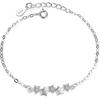 kelistom 925 Sterling Silver Bracelets for Women Teens, Love Heart Charm Chain Bracelet Bangle Fashion Jewelry Gifts