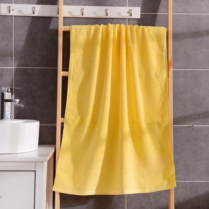 Quick-Drying, Absorbent, No-Shed, Thickened Unisex Bath Towel - 100% Pure Cotton for Adults