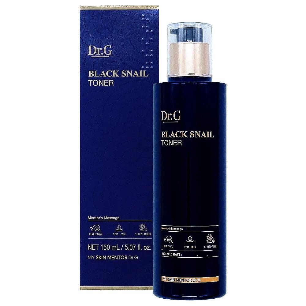 Dr.G Black Snail Toner 150ml, a firming toner that provides deep hydration.