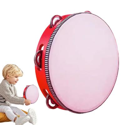 Kids Tambourine Drum Dancing Hand Drum for Adults 8 Inch Tambourines Professional Beginner Music Instrument for Teens Children