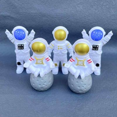 Estatuetas decorativas design nórdico elegante astronauta alienígena astronauta conjunto de 4 peças decoração de interiores decoração de casa mesa de centro mesa topo de bolo figura