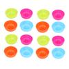 16pcs Donut Mold Bright Colors Reusable Cleanable Reliable Baking Cups for Pastries Puddings