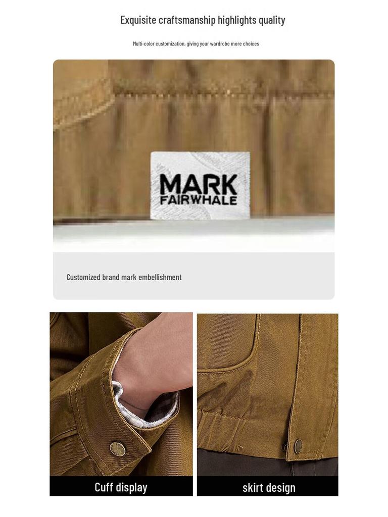 Mark Fairwhale Herren Freizeitjacke einfarbig