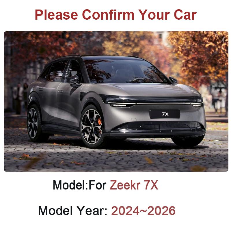 Car Front Sunshade For Zeekr 7X CX1E 2024 2025 2026 Anti-UV Windshield Sun Protection Visor Window Shades Cover Auto Accessories