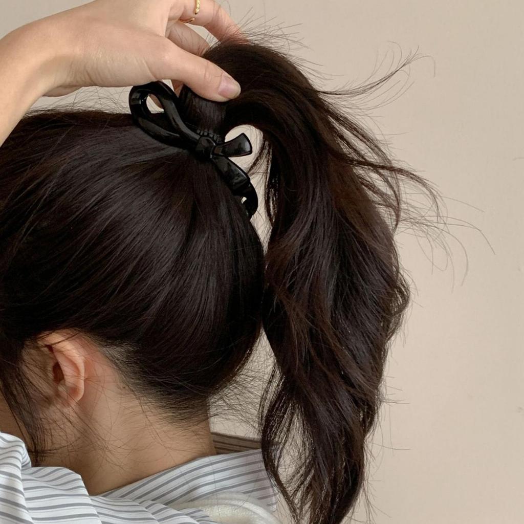Transparent Banana Clip For Curly Long Straight Short Hair Claw Women Girls Hair Styling Ponytail Holder Hairpin Bow Clamp Grip