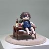 1 Set 3D Baskılı Salon Mobilyası 1/12 Ölçekli Minyatür Okuma Sandalyesi Modeli Diorama Ev Maketi Masaüstü Süsü Ev Dekorasyonu İçin