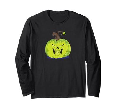 Masters of the Universe Skeletor Pumpkin Long Sleeve T-Shirt