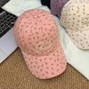 Wind Soft Top Small Floral Baseball Cap Children's Letter Embroidery Versatile Blue Cap