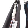 Kusguru Japan 2-Way Sub Bag, Water-Repellent Embroidered Washer, Women's, BK219-3, Dark Gray