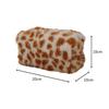 Leopard Soft Plush Travel Cosmetic Lipstick Brush Storage Bag Toiletry Kit Women Makeup Handbags Organizer Pouch Bag Pencil Case