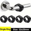 Silicone Door Stopper Wall Protector Door Handle Transparent Bumper Anti Crash Cover Pads Doorknob Protected Shockproof O Rings