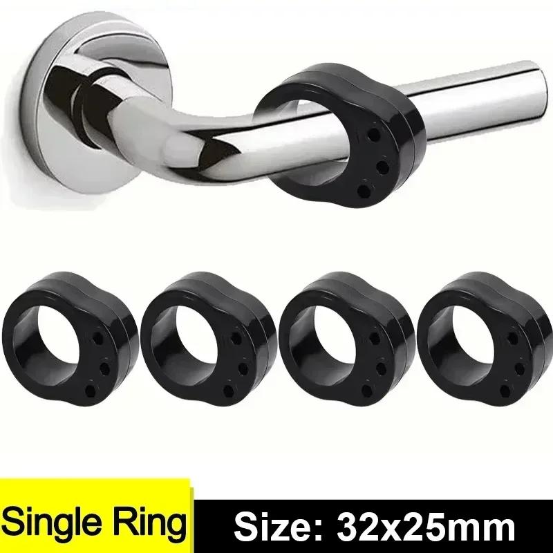 Silicone Door Stopper Wall Protector Door Handle Transparent Bumper Anti Crash Cover Pads Doorknob Protected Shockproof O Rings