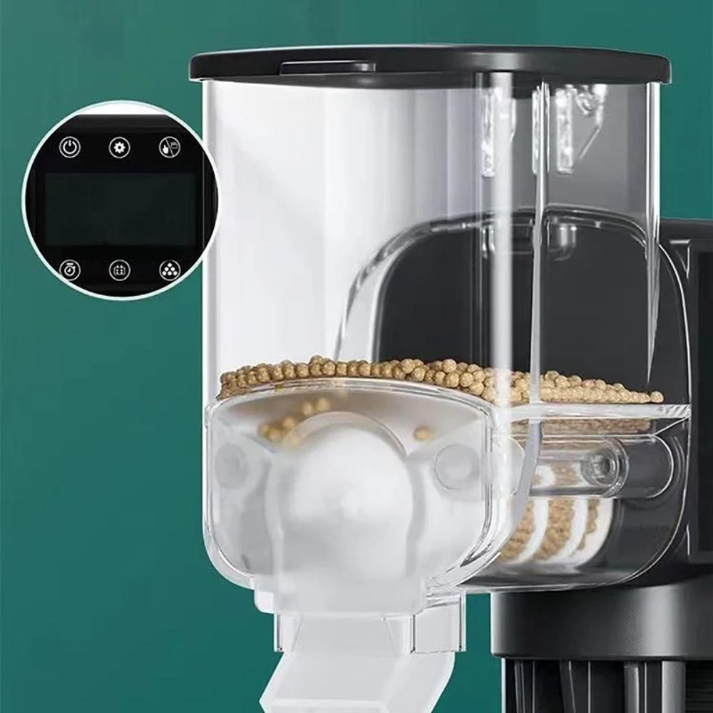 LCD Screen Automatic Fish Feeder Timing Turtle Feeder Professional Fish Food Auto Dispenser