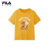 FILA Kids' Summer Pure Cotton Short Sleeve T-Shirt