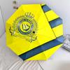 Al Nassr FC  Pattern, Automatic Folding Umbrella, Portable and Foldable Design, 8 Ribs, a Christmas or Birthday Gift.