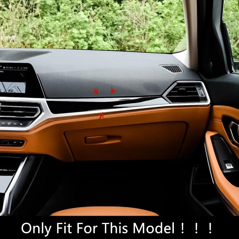 Center Console Dashboard Panel Decoration Cover Trim Carbon Fiber Style For BMW 3 Series G20 G28  LHD Interior ABS