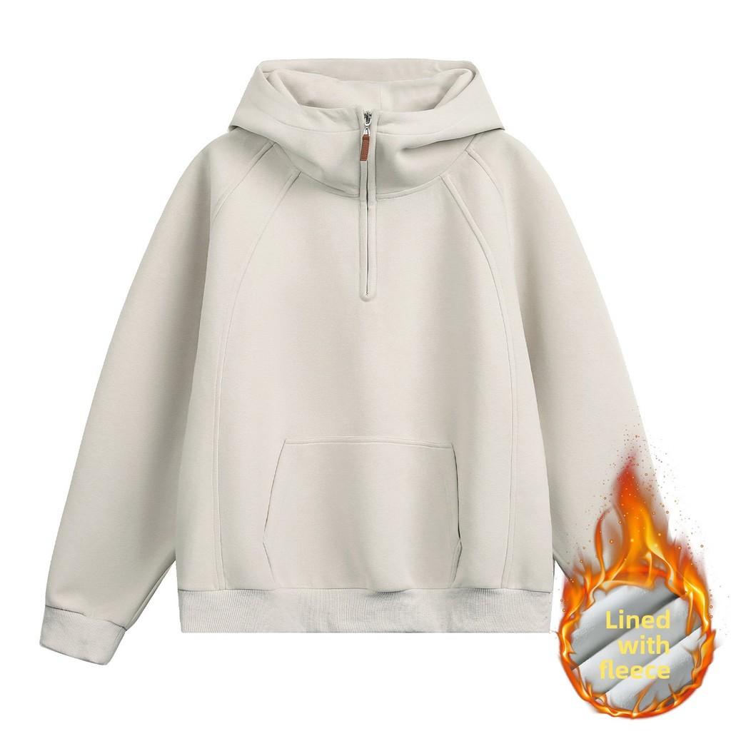 No Ip Mens Autumn Winter Casual Hoodie With Thick Cotton Material For Daily Wear