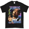 Tupac Shakur Makaveli Vintage Rap Hip Hop Black Shirt