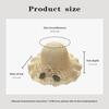 Packable Wide Brim Woven Sun Hat for Women - Beach and Sun Protection