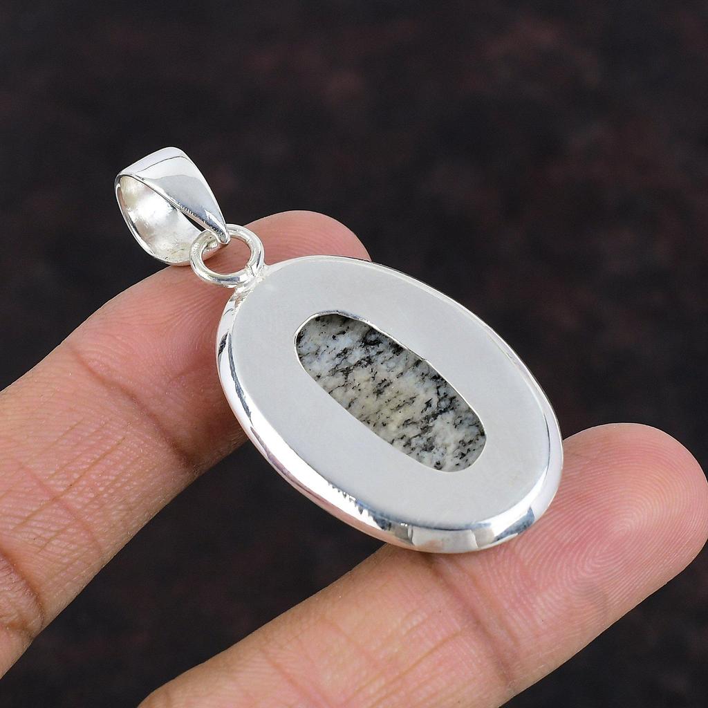 Wisiorek K2 Jasper Prawdziwa biżuteria z kamieni szlachetnych Wisiorek ze srebra próby 925 Ręcznie robiony wisiorek K2 Jasper Biżuteria Rocznica Prezent Dla Matki Prosty Wisiorek