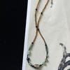 New Chinese-style, handcrafted, retro charm necklace with a unique design, featuring ethnic-inspired agate pendants, perfect as a sweater chain