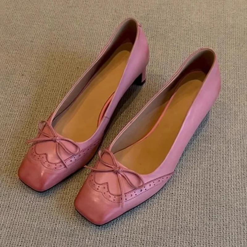 Square Toe Women Sandals Fashion High Heels Shoes Dress Woman Pumps Designer 2025 Brand Trend Casual Walking Cozy Female Zapatos