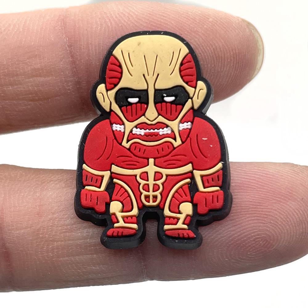 Attack on Titan Rubber Shoe Charms - Decorative Buckles for Garden and Hole Shoes