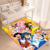 Cute Cartoon Theme Sailor Moon Tsukino Usagi Cartoon Rug Multifunctional Household Anti-slip Decorative Door Mat, Outdoor Floor Mat, and Carpet Y8