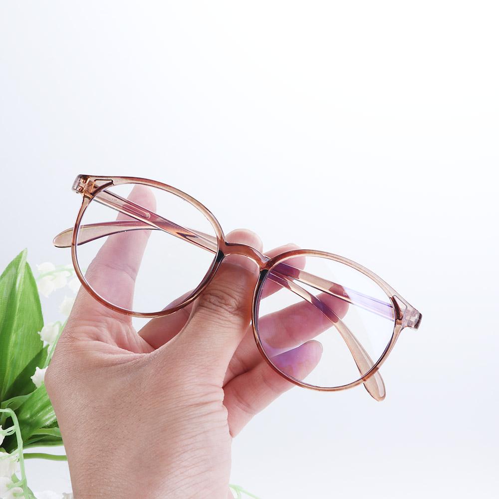 Anti Blue Light Glasses Korean Style Computer Eyewear Round Frame Eyeglasses Women Eyeglasses