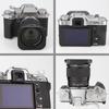 Haoge Thumb Rest Hand Grip for Fujifilm XT5 Camera, Metal Hot Shoe Hand Grip, Silver THB-XT5S